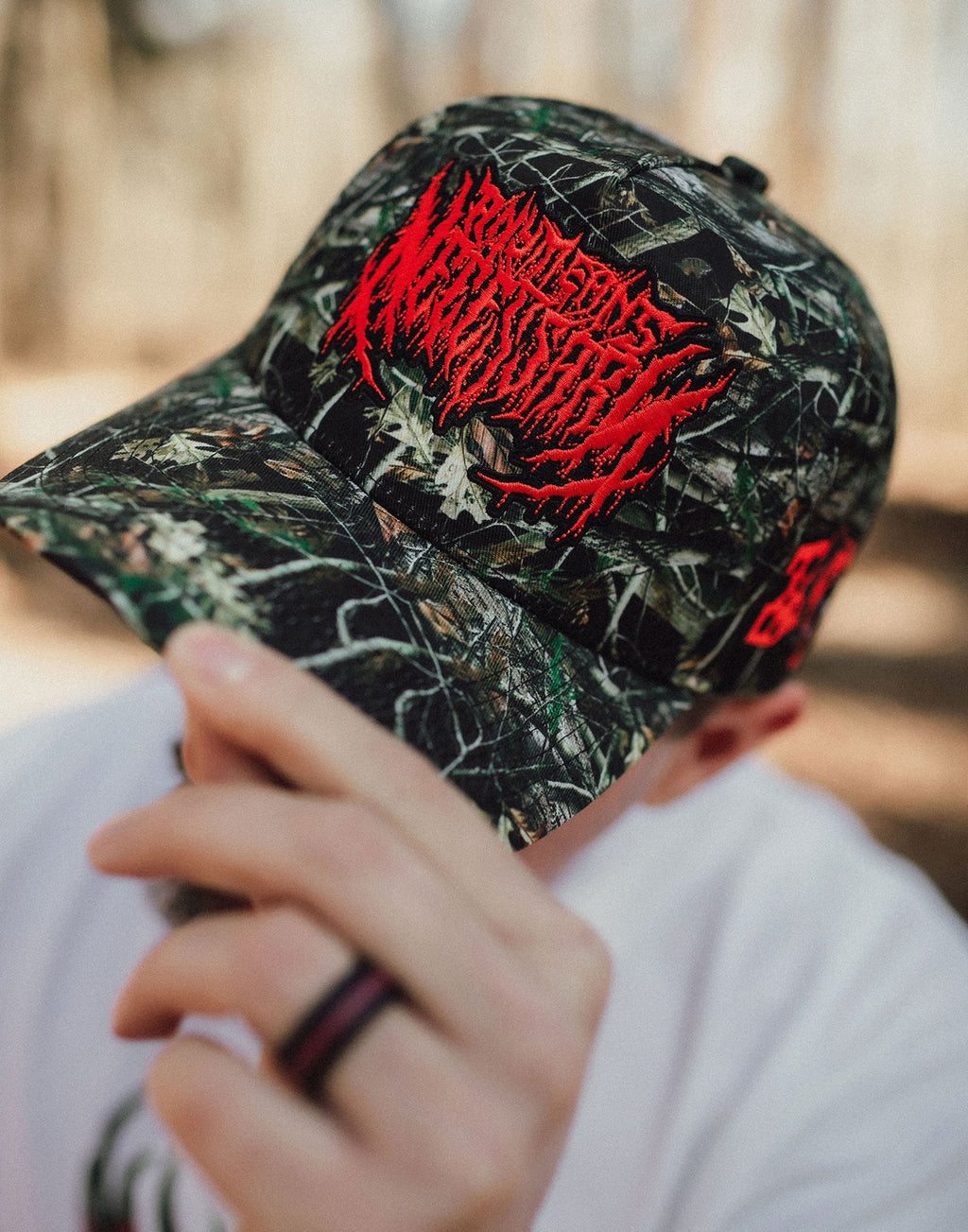 Hardcore Camo Snapback Hat