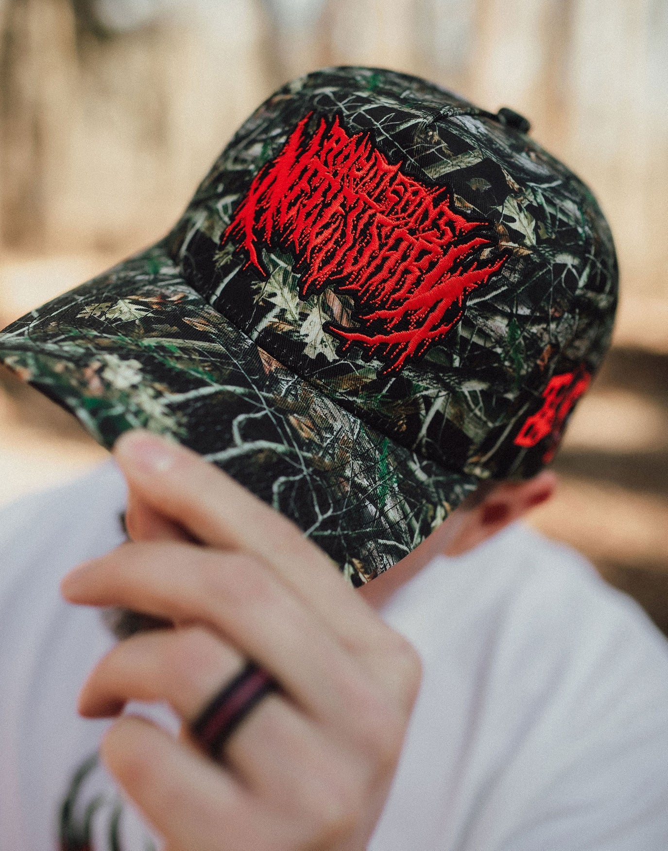Hardcore Camo Snapback Hat