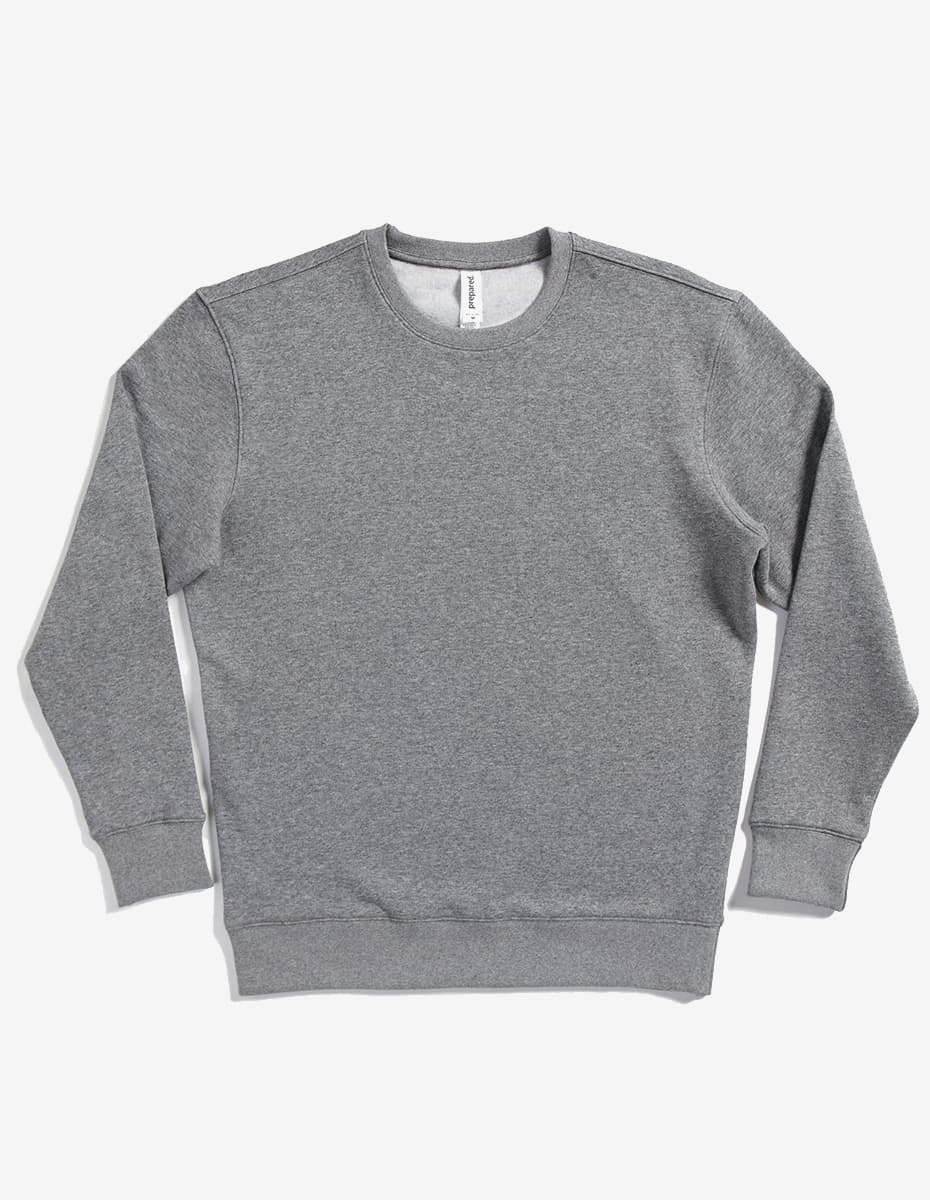 Midweight Crew Neck Fleece Sweatshirt