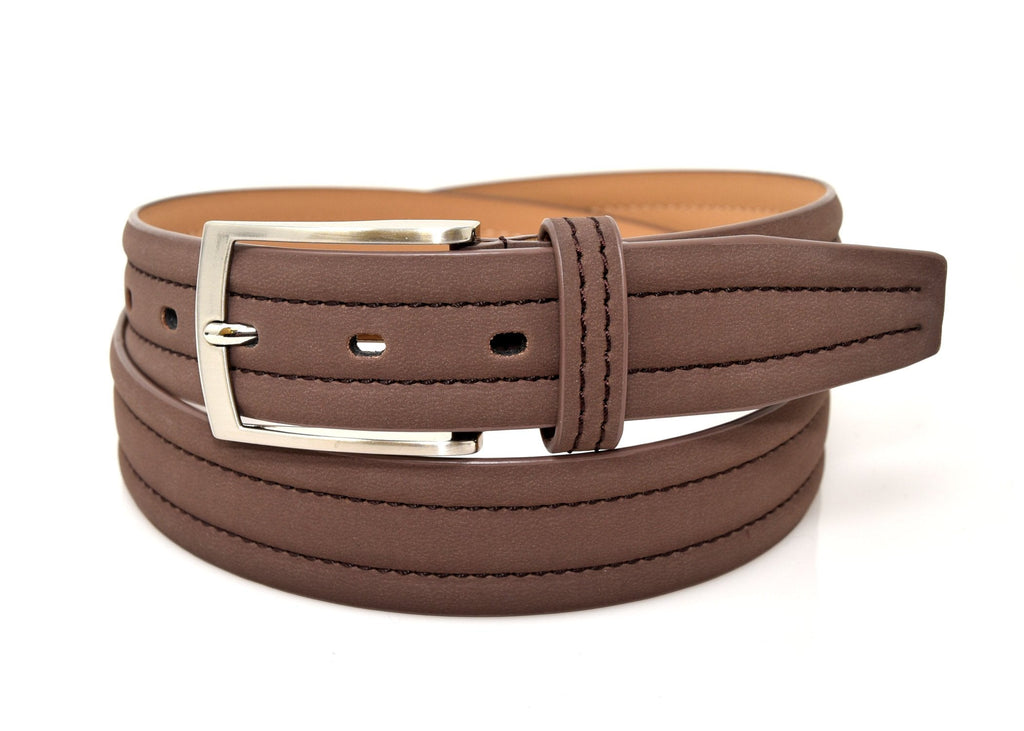 Flat Edge Genuine Leather Belt