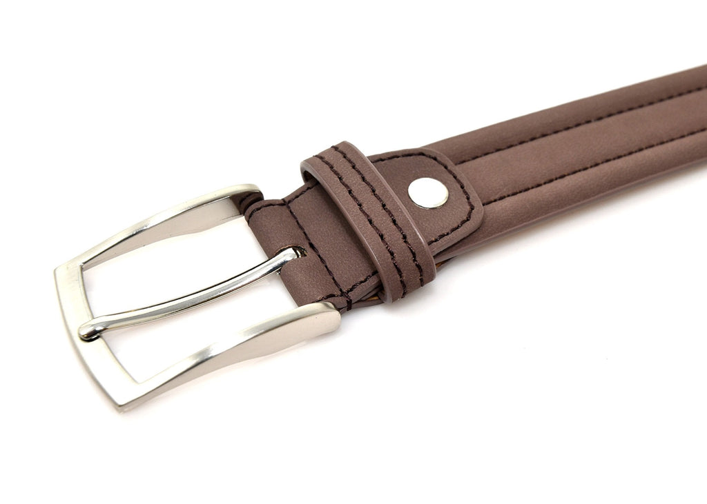 Flat Edge Genuine Leather Belt