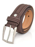 Flat Edge Genuine Leather Belt