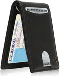 RFID Money Clip Bifold Wallet
