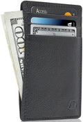 Slim Minimalist Leather Cardholder