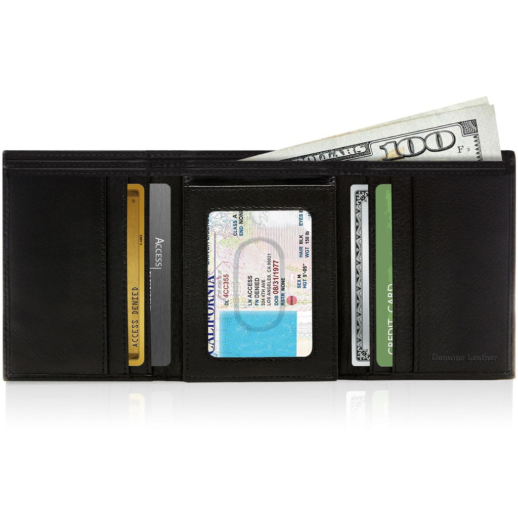 Full Grain Leather Trifold Wallet